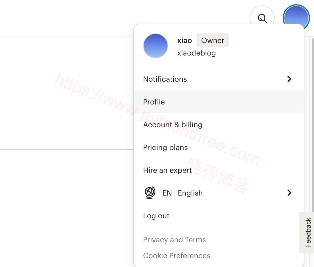如何将Elementor Form连接到Mailchimp - 晓得博客 获取MailChimp-API密钥