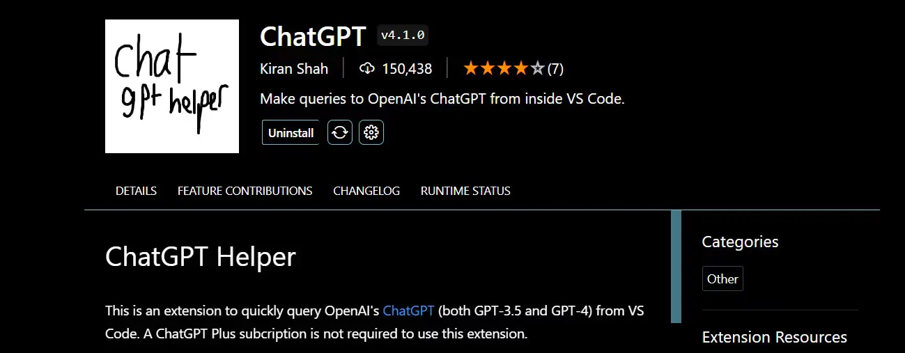 ChatGPT Helper VS Code