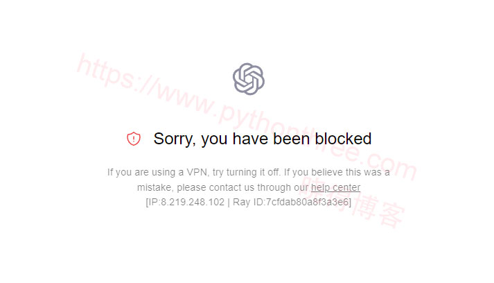 修复ChatGPT Sorry you have been blocked错误