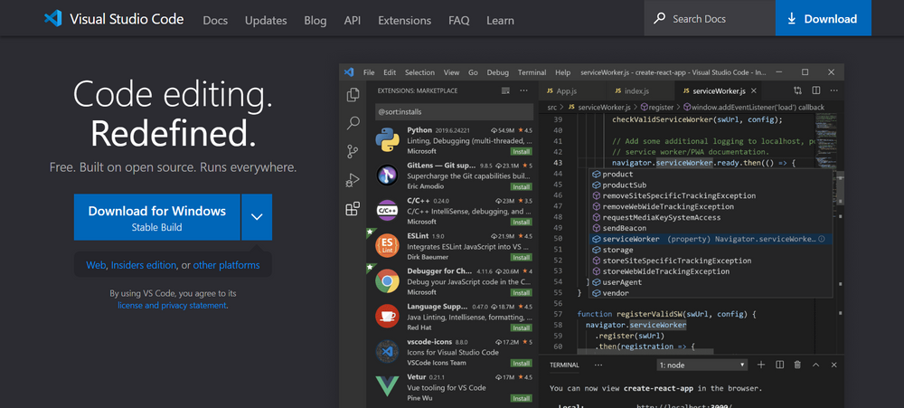 Python最佳IDE集成开发环境 - 晓得博客 什么是VS Code