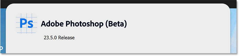 Photoshop AI怎么使用 - 晓得博客 确认运行的是Photoshop Beta版本
