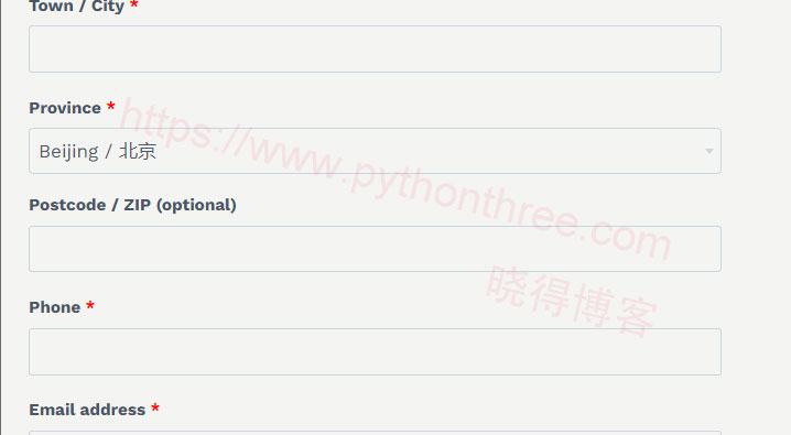 如何禁用WooCommerce postcode邮政编码验证 - 晓得博客 Zip-Postcode字段可选