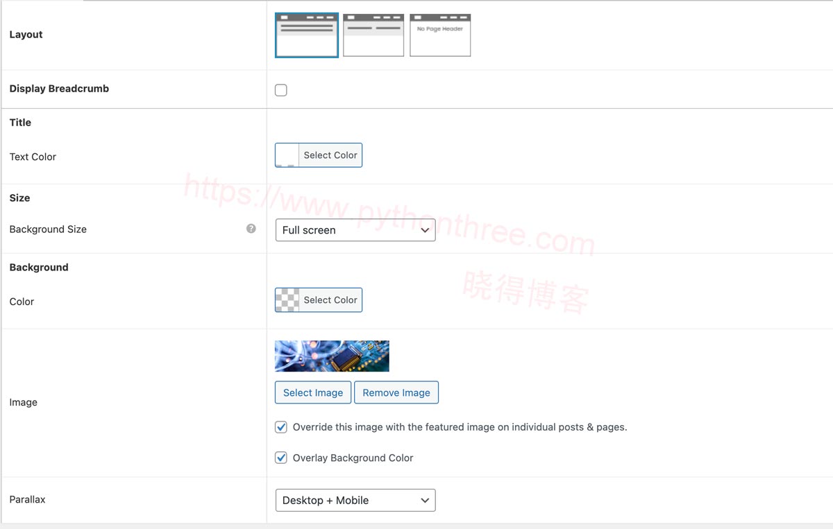 Astra主题如何创建页面页眉 - 晓得博客 设计Astra页眉