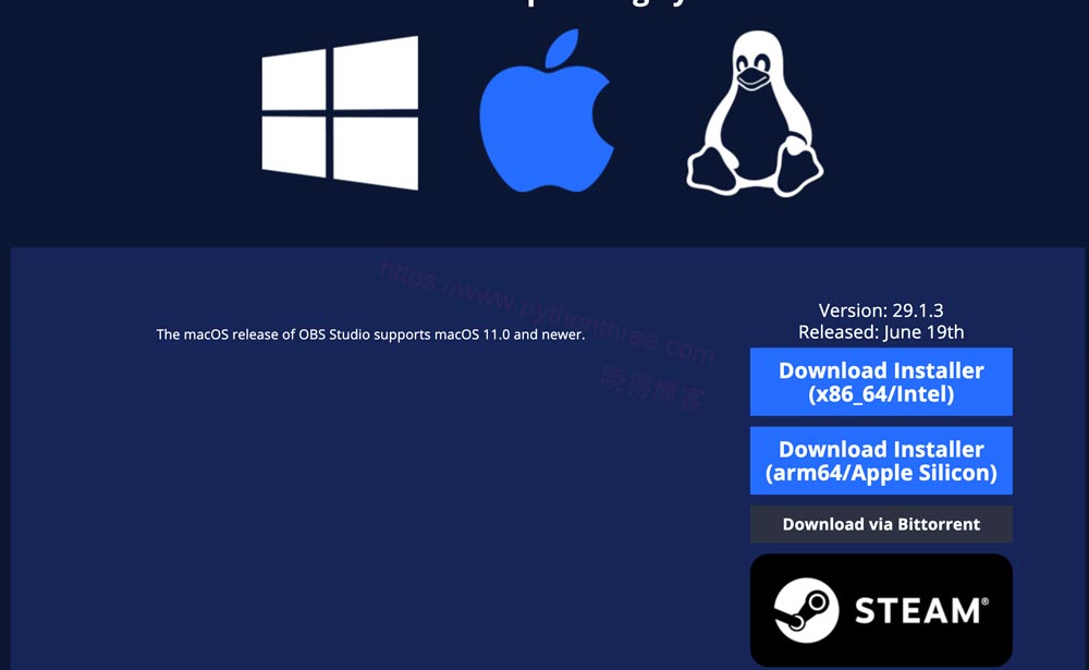 如何将3D流式传输到Discord - 晓得博客 下载并安装OBS Studio