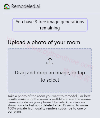 如何使用Remodeled AI - 晓得博客 上传照片