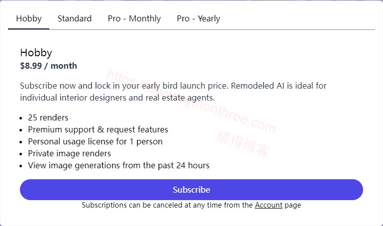 如何使用Remodeled AI - 晓得博客 Remodeled-AI价格等级
