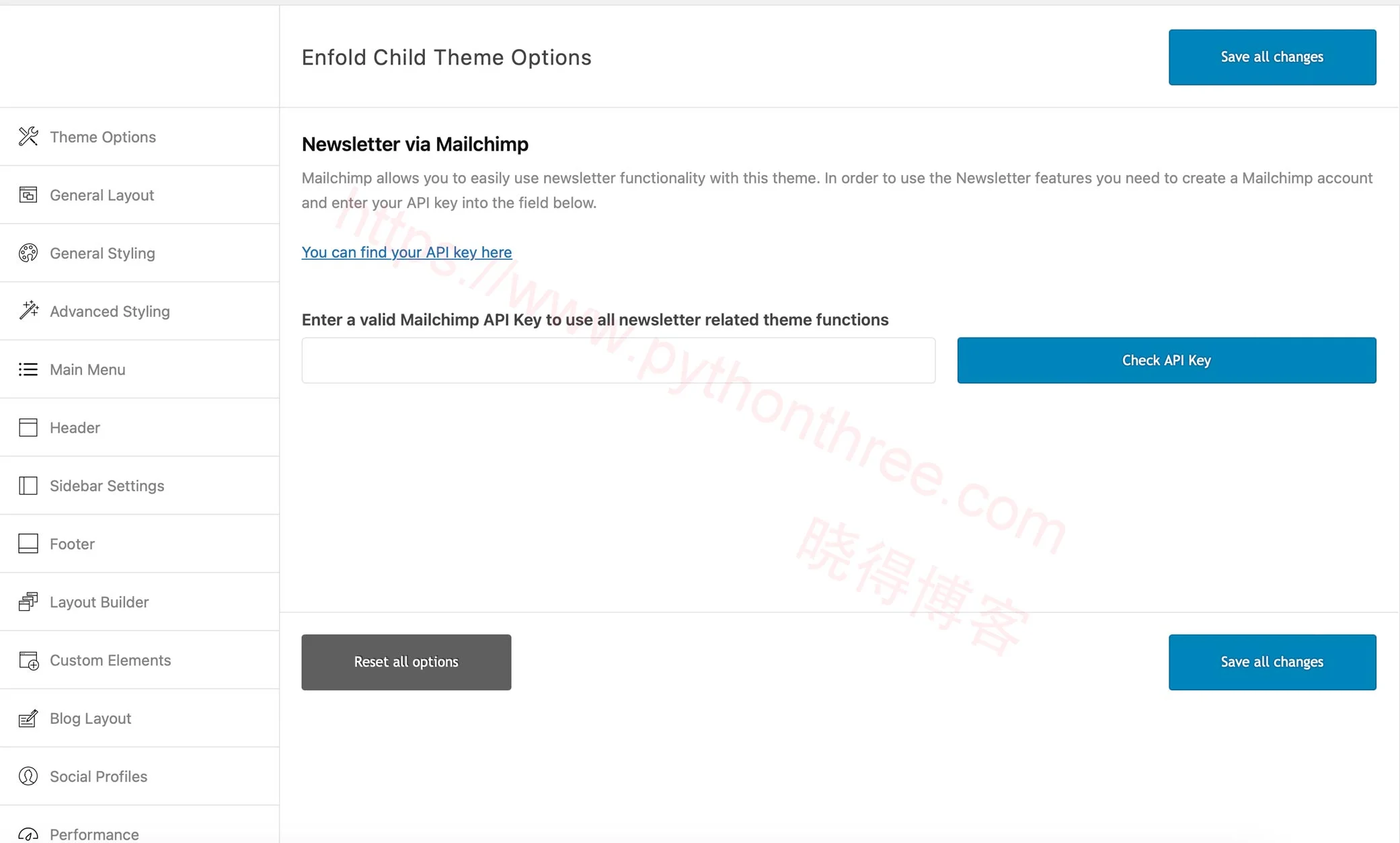 Enfold响应式多功能主题功能特色 - 晓得博客 Enfold主题Newsletter通讯
