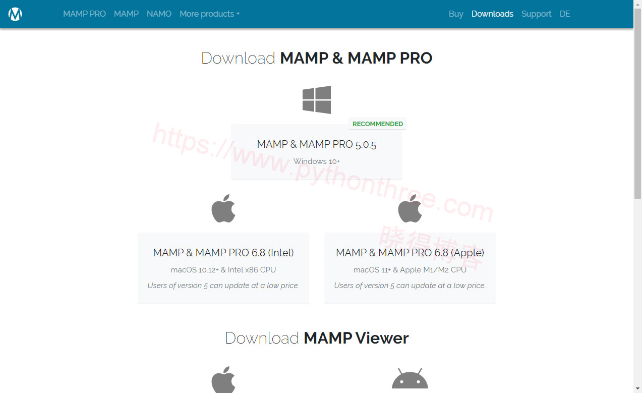使用MAMP在Windows本地安装WordPress - 晓得博客 下载并安装MAMP软件