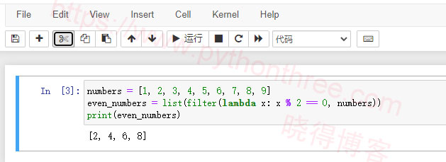 Python Lambda函数的10个实际用例 - 晓得博客 从整数列表中过滤掉偶数广告