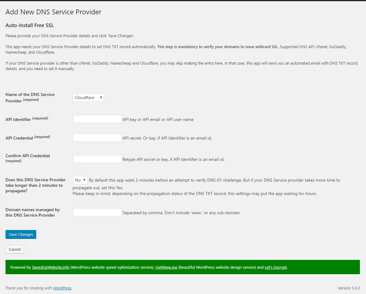 7个免费WordPress SSL插件 - 晓得博客 Auto-Install Free SSL插件