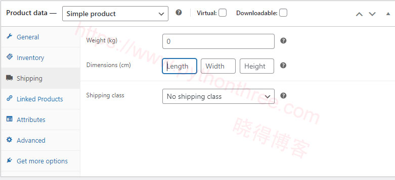 如何在WooCommerce中隐藏附加信息选项卡 - 晓得博客 删除运输的所有信息