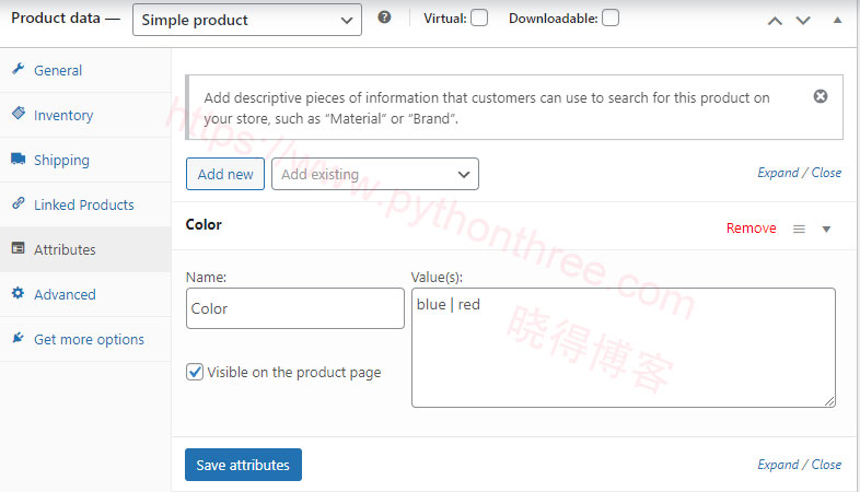 如何在WooCommerce中隐藏附加信息选项卡 - 晓得博客 删除运输的所有信息