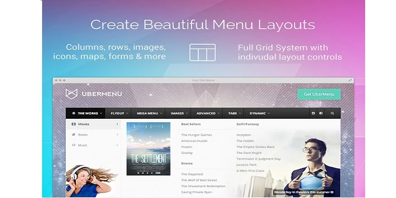 [最新版]WordPress Mega Menu超级菜单插件UberMenu - 晓得博客 - 免费资源
