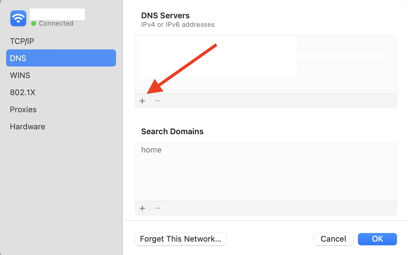 如何解决ERR_NAME_NOT_RESOLVED错误 5 1746247898 在 Mac 上更改 DNS 服务器