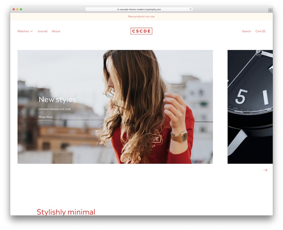 9款最佳Shopify珠宝主题 9 Cascade